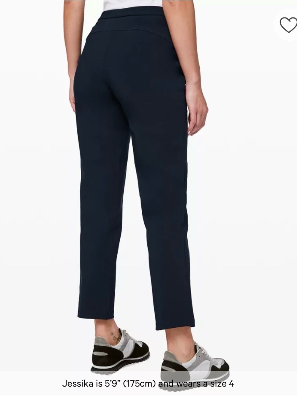 Lululemon On The Move Pant Black Size 8 Travel Friendly Zip Pockets Stretch EUC